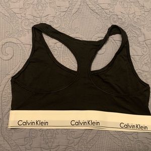 NWOT Calvin Klein Cotton Bralette